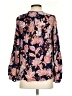 Lucky Brand Floral Blue Long Sleeve Blouse Size S - photo 2