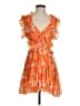 Reset 100% Polyester Orange Cocktail Dress Size S - photo 1