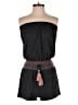 Unbranded Chevron-herringbone Gray Romper Size M (estimated) - photo 1