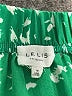 Le Lis 100% Polyester Stars Green Casual Skirt Size M - photo 4