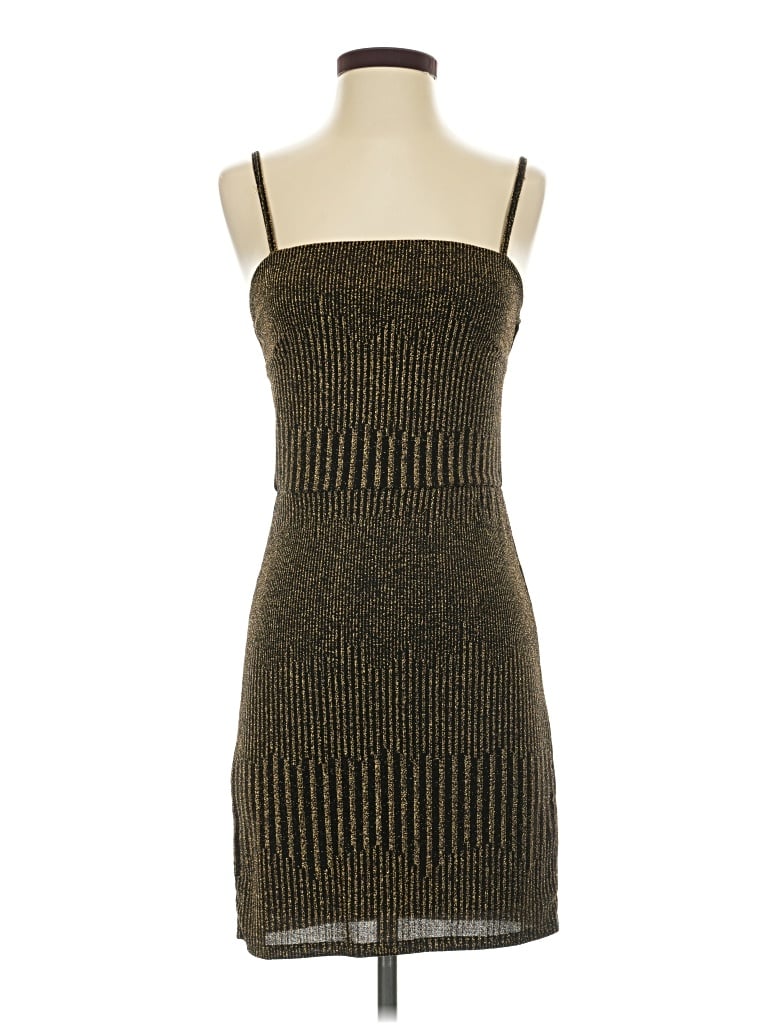 Pre-owned Mi Ami Cocktail Dress In Brown