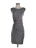 Max Studio Solid Gray Cocktail Dress Size S - photo 1