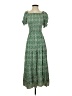 Max Studio 100% Rayon Paisley Green Casual Dress Size XS - photo 1