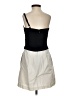 BCBGMAXAZRIA Color Block Ivory Cocktail Dress Size 0 - photo 2