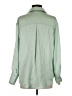 Zara Solid Green Long Sleeve Blouse Size S - photo 2