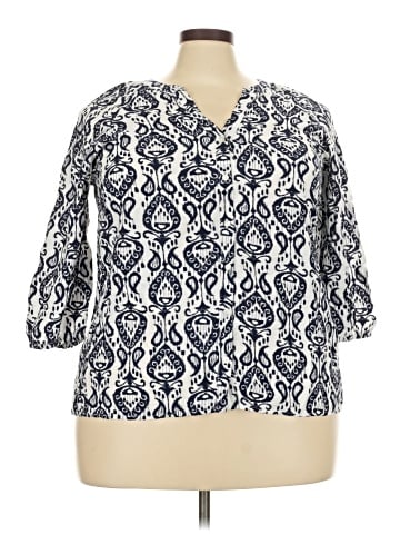 Fred David 3/4 Sleeve Blouse (view 1)
