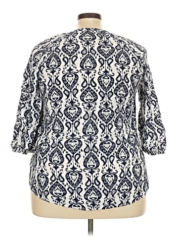 Fred David 3/4 Sleeve Blouse (view 2)