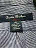 Brooks Brothers 100% Cotton Chevron-herringbone Blue Long Sleeve Button-Down Shirt Size 10 - photo 3