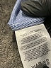 Brooks Brothers 100% Cotton Chevron-herringbone Blue Long Sleeve Button-Down Shirt Size 10 - photo 4