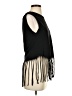 Pepin Black Sleeveless Blouse Size S - photo 4