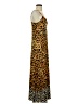 MSK Animal Print Brown Cocktail Dress Size S (estimated) - photo 4