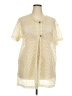 Wave Zone Ivory Short Sleeve Blouse Size 2X - photo 1