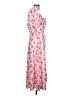 Shein 100% Polyester Floral Pink Casual Dress Size L - photo 4