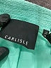 Carlisle 100% Silk Teal Jacket Size 8 - photo 6