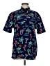 Chubbies Tropical Blue Short Sleeve Blouse Size M - photo 1