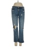 Unbranded 100% Cotton Hearts Blue Jeans Size 27 waist - photo 1