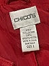 Chico's 100% Leather Red Leather Jacket Size XL (3) - photo 6