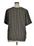 Susina 100% Polyester Black Short Sleeve Blouse Size XL - photo 2