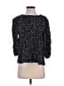 Zara 100% Polyester Black 3/4 Sleeve Blouse Size S - photo 1