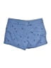 British Khaki Hearts Blue Shorts Size 4 - photo 2