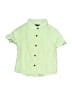 Next Green Short Sleeve Button-Down Shirt Size 12-18 mo - photo 1