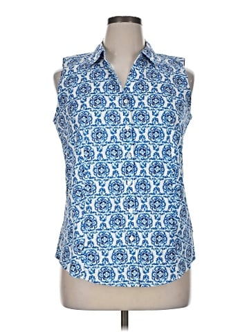 Talbots Sleeveless Button-Down Shirt (view 1)