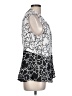 Liz Claiborne 100% Polyester Silver Sleeveless Blouse Size L - photo 4