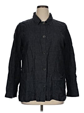 Eileen Fisher 3/4 Sleeve Button-Down Shirt (view 1)