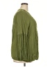 Torrid 100% Rayon Green Long Sleeve Blouse Size 2X Plus (2) - photo 4
