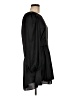 LoveShackFancy 100% Recycled Polyester Solid Black Casual Dress Size 8 - photo 4