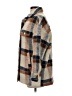 Zara 100% Acetate Plaid Brown Coat Size S - photo 5