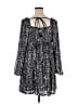 Torrid 100% Polyester Stars Silver Casual Dress Size 2X Plus (2) - photo 2