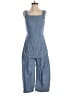 Assorted Brands Solid Blue Jumpsuit Size S - photo 1