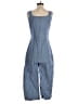 Assorted Brands Solid Blue Jumpsuit Size S - photo 2
