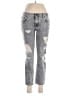 Zara Hearts Silver Jeans Size 6 - photo 1