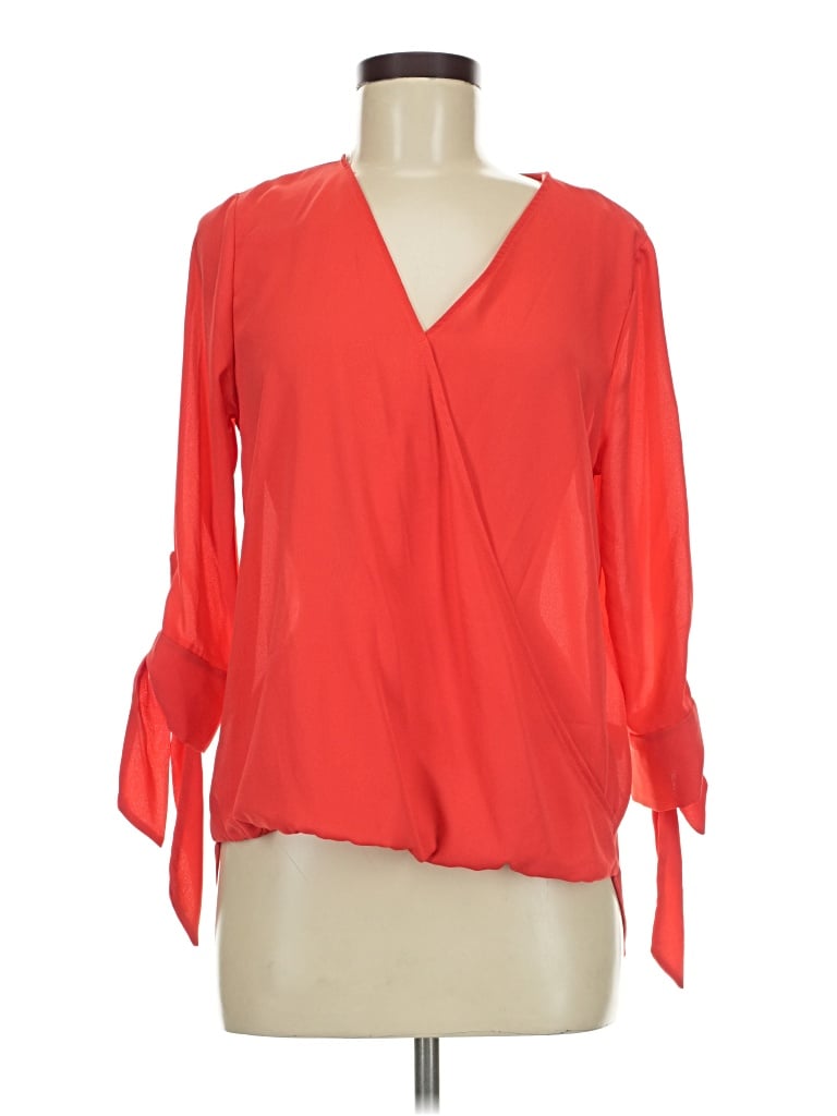West Kei 3/4 Sleeve Blouse In Red