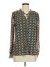 By Design Teal Long Sleeve Blouse Size M - photo 1