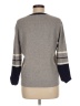 Red Haute Color Block Gray Pullover Sweater Size M - photo 2