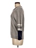 Red Haute Color Block Gray Pullover Sweater Size M - photo 5