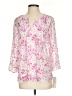Valerie Stevens 100% Polyester Pink 3/4 Sleeve Blouse Size S - photo 1