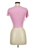 Lock & Love Pink Short Sleeve Top Size M - photo 2