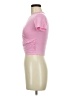 Lock & Love Pink Short Sleeve Top Size M - photo 5