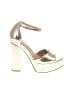 Lulus Metallic Gold Sandals Size 6 - photo 1