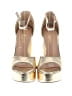 Lulus Metallic Gold Sandals Size 6 - photo 2