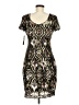 Maia 100% Polyester Print Black Cocktail Dress Size 6 - photo 2