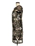Maia 100% Polyester Print Black Cocktail Dress Size 6 - photo 5