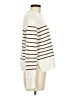 Willow & Wind Stripes Ivory Turtleneck Sweater Size M - photo 4