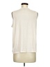 Tahari Ivory Sleeveless Top Size M - photo 2