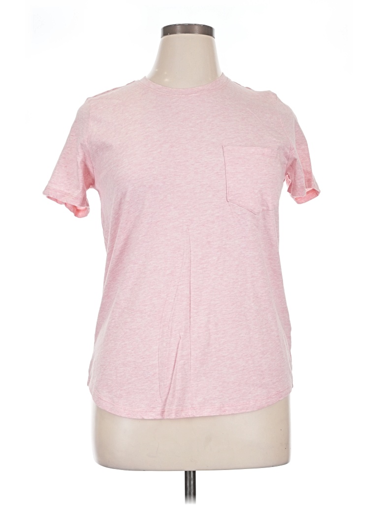 Pre-owned Style & Co Short Sleeve T-shirt In Pink