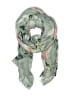 H&M 100% Polyester Floral Green Scarf One size - photo 1